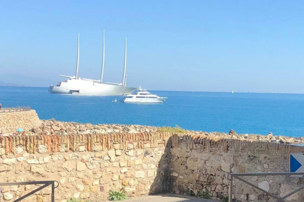 Appartement 4 Personnes Vue Mer Remparts Antibes Exterior foto